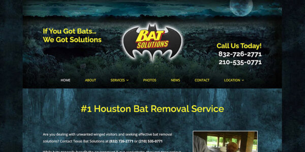 Texas Bat Solutions Website